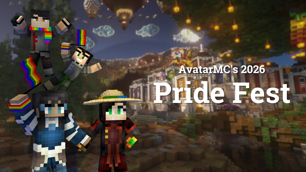 Korra, Asami, Mako, and Bolin celebrating Pride